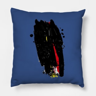 Black Brush For You by RegiaArt Pillow