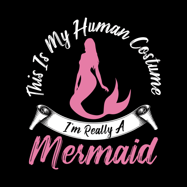 This is my human costume I'm really a mermaid by captainmood