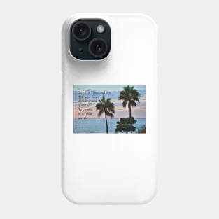 Seek His Peace: Pacific Ocean Phone Case