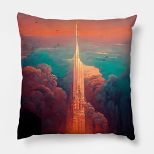 The path to open skies Pillow