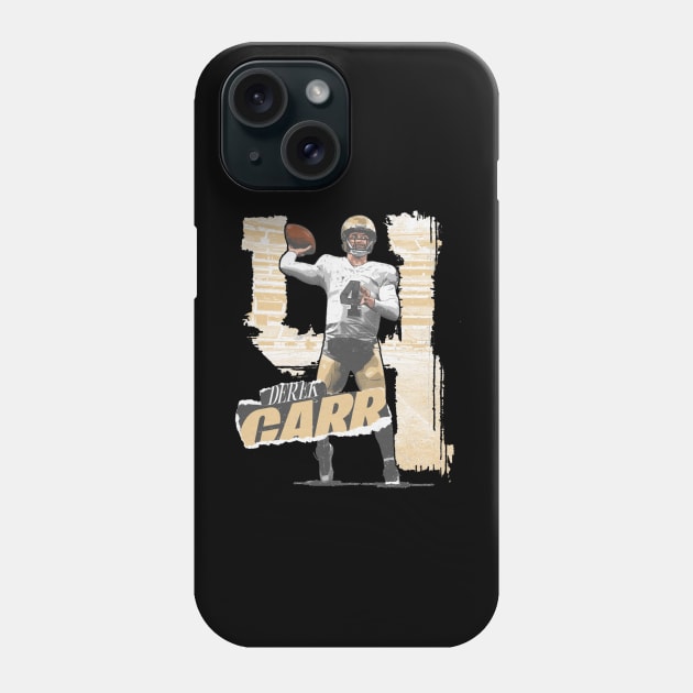 Derek Carr New Orleans Rough Phone Case by danlintonpro