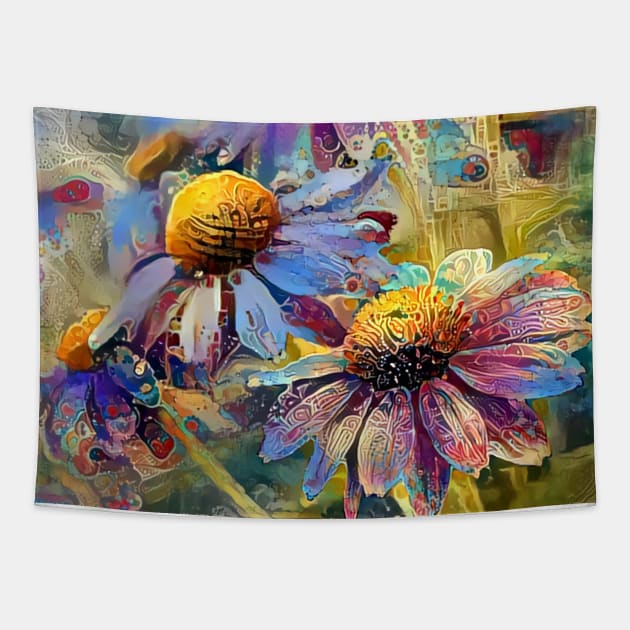 Daisies Tapestry by Mistywisp