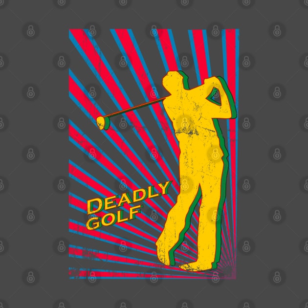 deadly golf retro by osvaldoport76