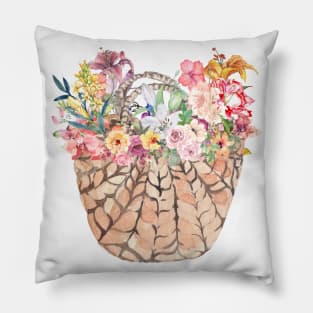 Flower basket Pillow