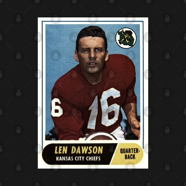 VINTAGE - LEN DAWSON CARD by tresnoku