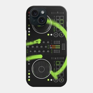 Dj Decks and smiley graffiti tagg Phone Case