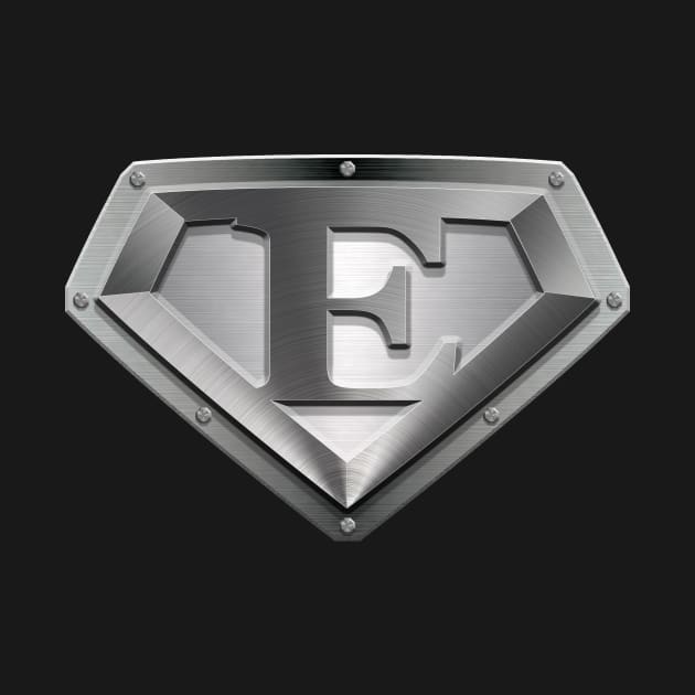 Steel Plated Diamond Shaped E by TheGraphicGuru