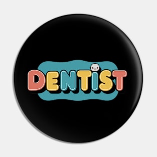 Cute retro dentist Pin