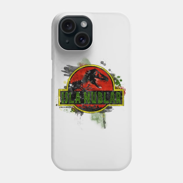 Isla Nublar - Jurassic - Island World Logo Phone Case by Jurassic Merch
