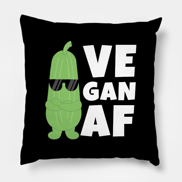 Vegan AF Pillow by ricricswert