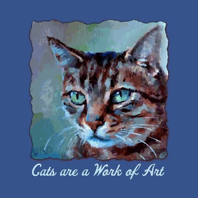 Cats are a work of art by jdunster