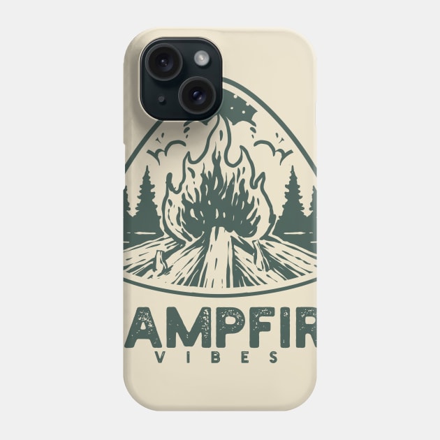 Campfire Vibes (bright version) by Ninepardon105 Phone Case by Ninepardon105 Merch