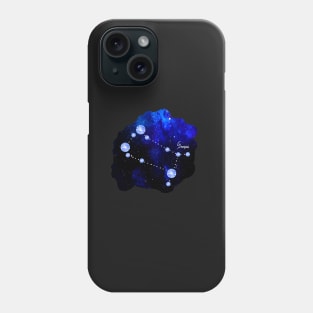 Gemini Constellation in Blue Sapphire - Star Signs and Birth Stones Phone Case