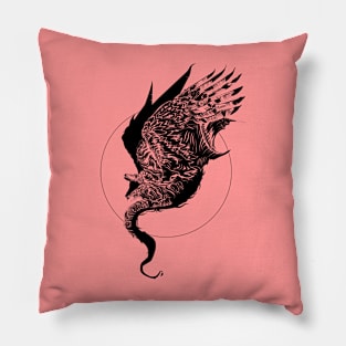 Dragon fire Pillow