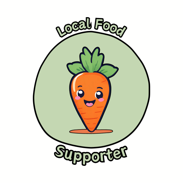 Local Food Supporter - Carrot by Craftix Design