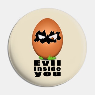 Angry Egg Pin