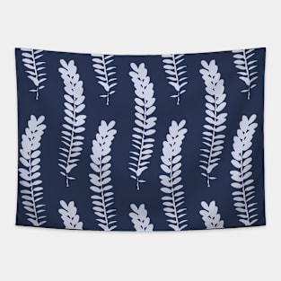 Delicate and elegant ferns in a simple repeating pattern Tapestry