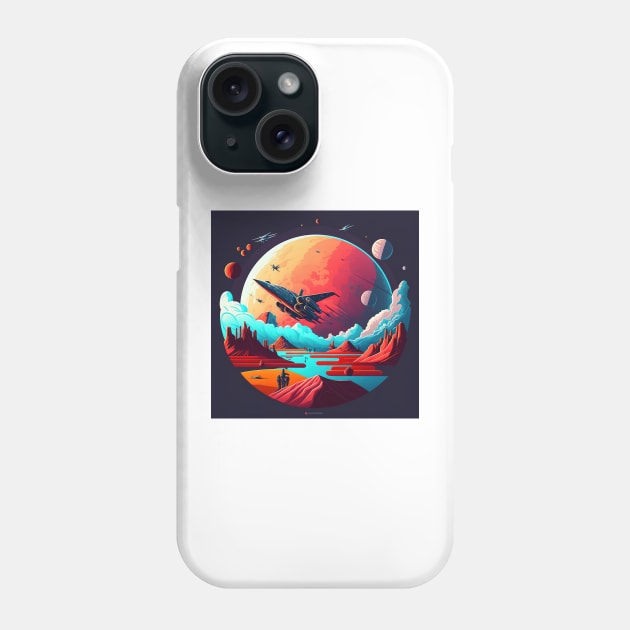 Conquering space Phone Case by Imagier