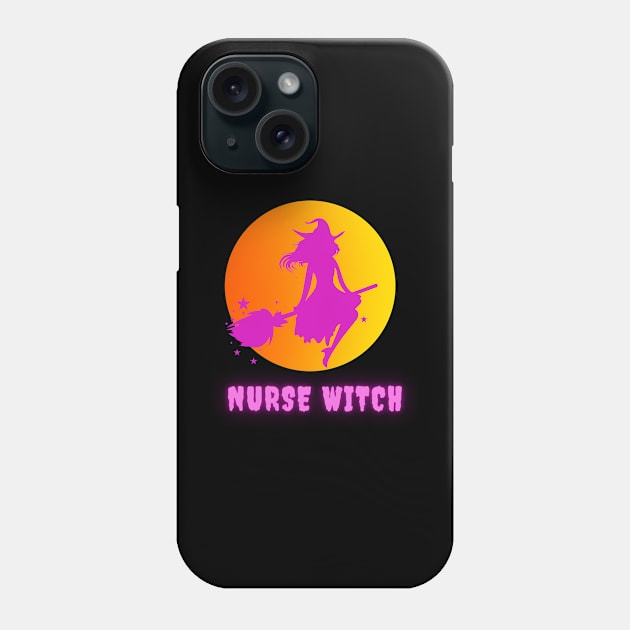 Nurse Witch Phone Case by Proway Design