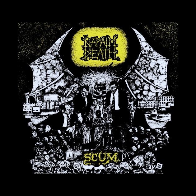 Napalm Death new 7 by Vidi MusiCartoon