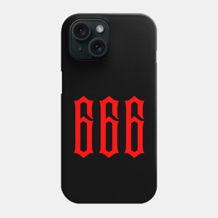 666 Graphic Phone Case