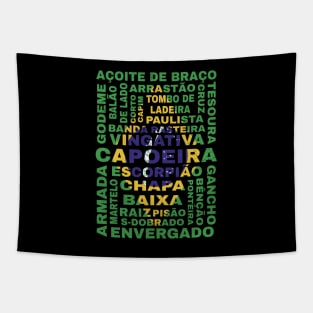 Guide to Capoeira Flag of Brazil Tapestry