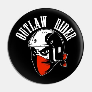 Outlaw Rider Pin