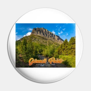 Grinnell Point Glacier National Park Pin