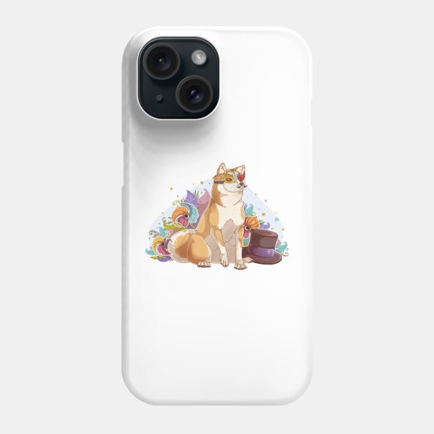 Akita Inu Phone Case by NatureDrawing