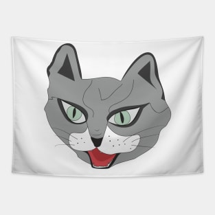 Cat muzzle artwork Tapestry