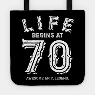 Life Begins at 70 Tote