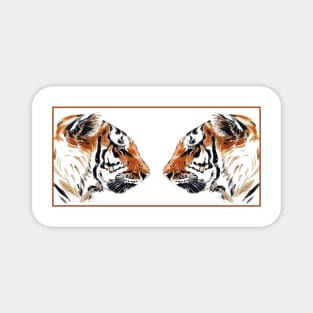 Tiger Face-off Magnet