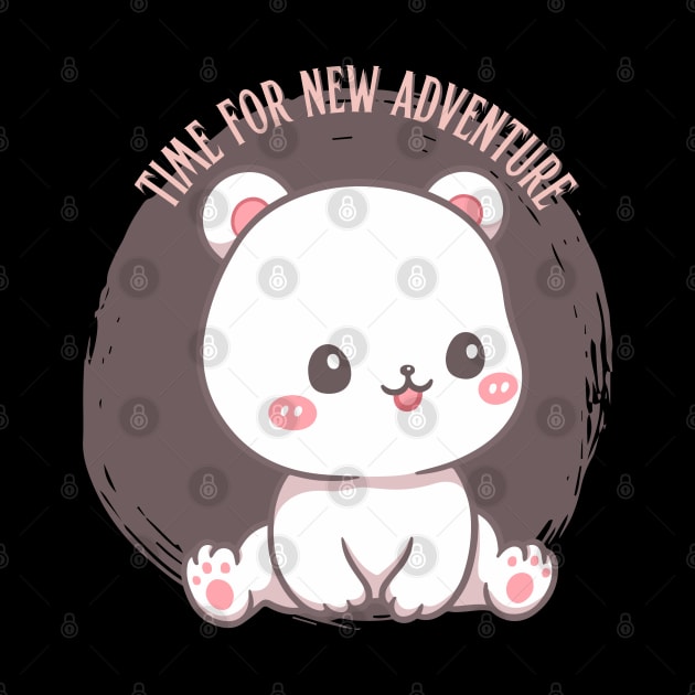 Time for new adventure Hello little bear cute baby outfit by BoogieCreates