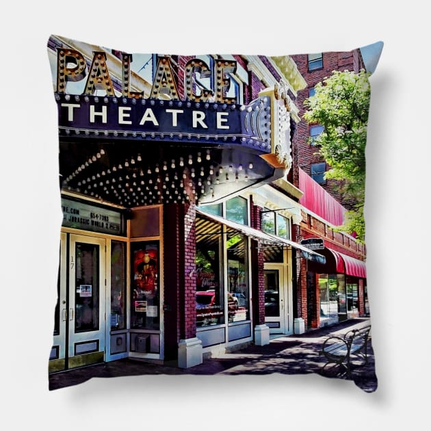 Corning NY - Movie Theatre Pillow by SusanSavad