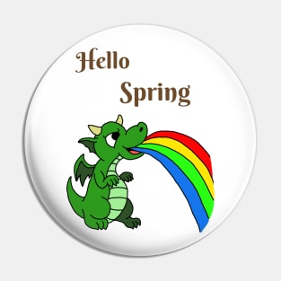 Hello spring Pin