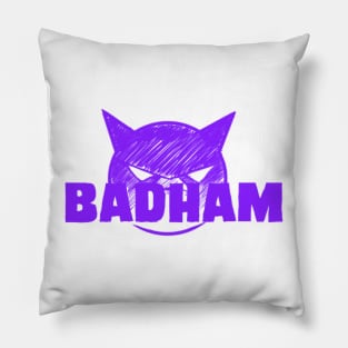 Badham Logo- Purple Design Pillow