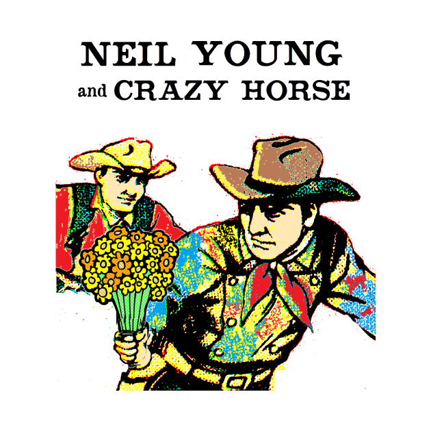 Neil Young and Crazy Horse by Stubbs Letterpress