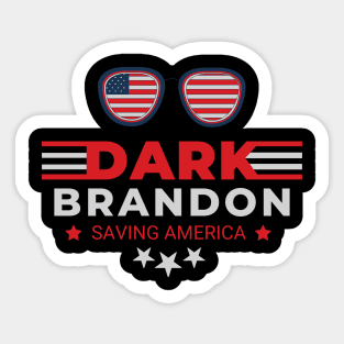  Dark Brandon Bumper Sticker - Funny Pro Biden Bumper Vinyl  Waterproof Car Bumper Stickers Dark Brandon Biden Meme Grunge Style