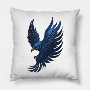 blue bird Pillow