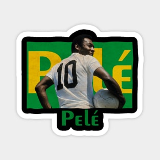 vintage retro Pelé 1940-2022 Magnet