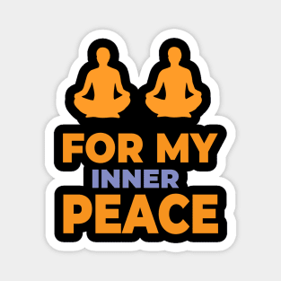 Inner Peace Yoga Magnet