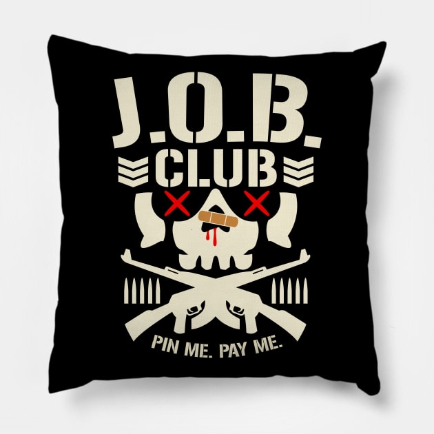 THE J.O.B. SQUAD ''BULLET CLUB PARODY'' Pillow by KVLI3N