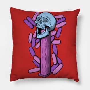 Skull pez Pillow