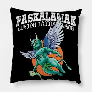 paskalamak shirt sativa angel Pillow