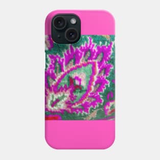 pink flower, floral designs, minimal art, abstract art, floral pattern, antique rug photo , For custom orders please DM me. Phone Case