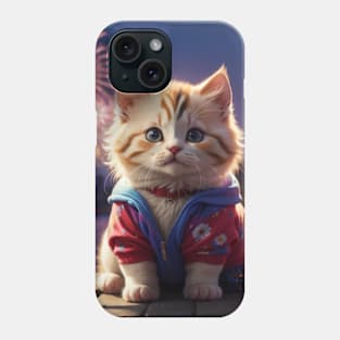 Cute Kittens And New Year Phone Case