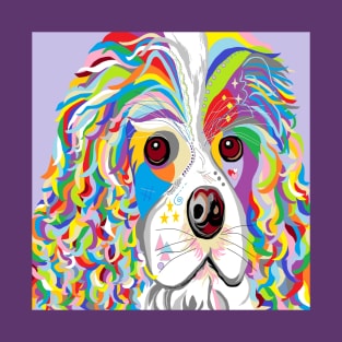 Colorful Cavalier King T-Shirt