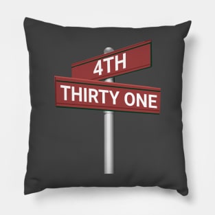 Fourth and Thirty One Pillow