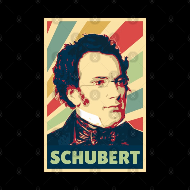 Franz Schubert Vintage Colors by Nerd_art