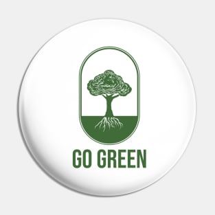 Go green Pin